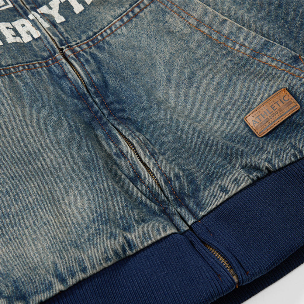 Uni hooded fur jacket