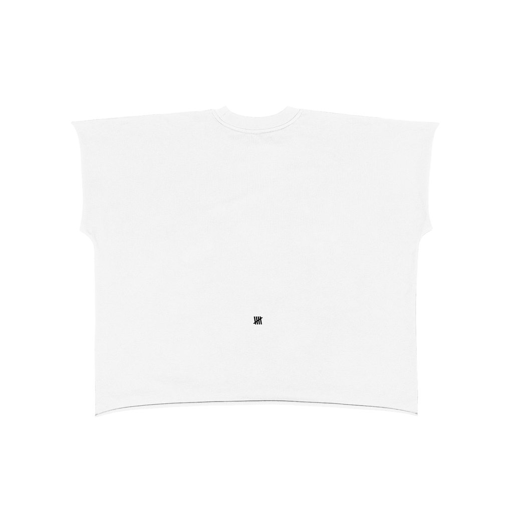 Raw Edge Boxy Non-Shrink T-Shirt