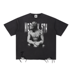 Snow Washed Raw-Hem T-Shirt