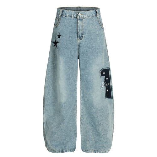 Five pointed star denim
