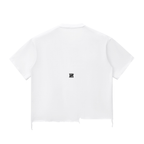 Snow Wash Raw-Hem Boxy T-shirt