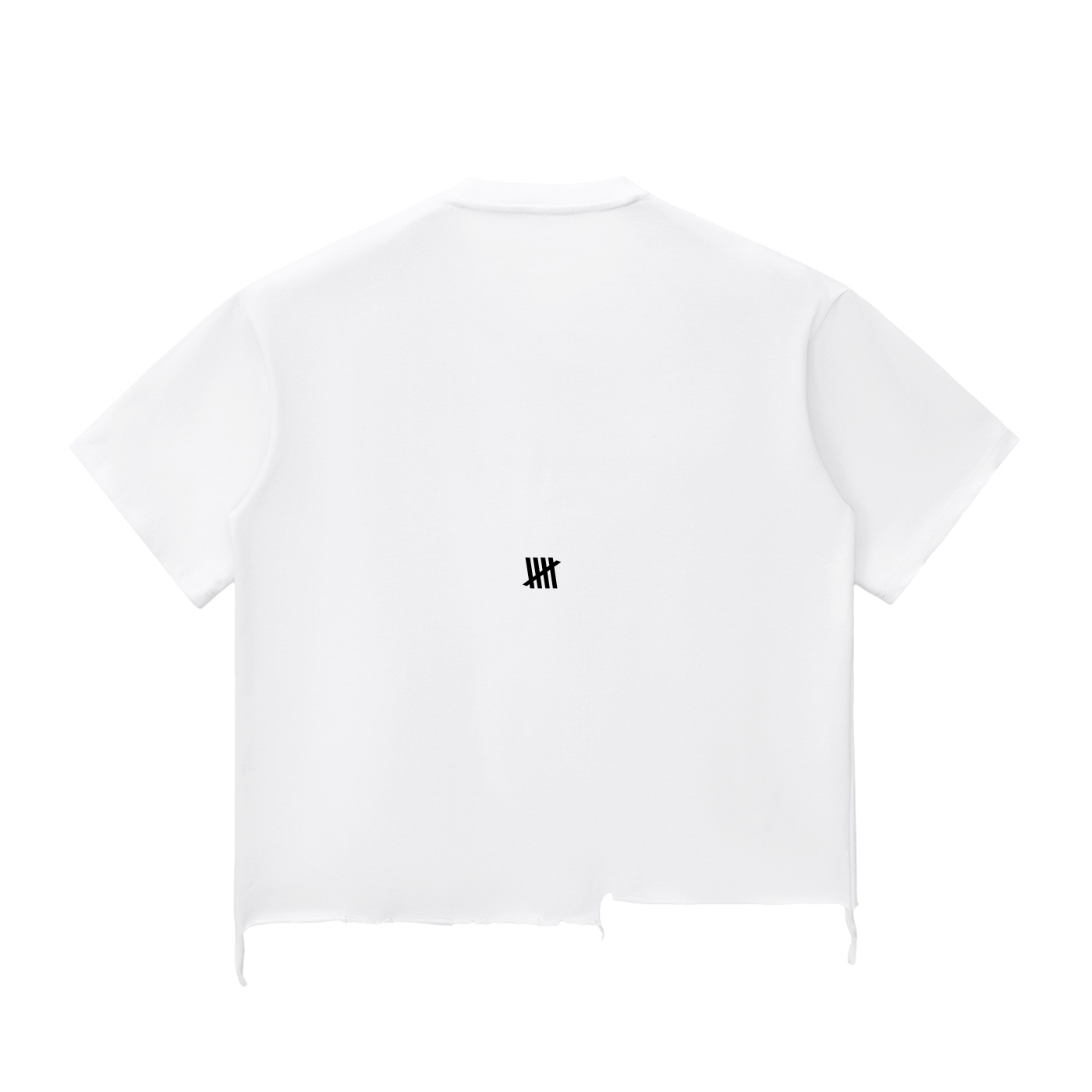 Snow Wash Raw-Hem Boxy T-shirt