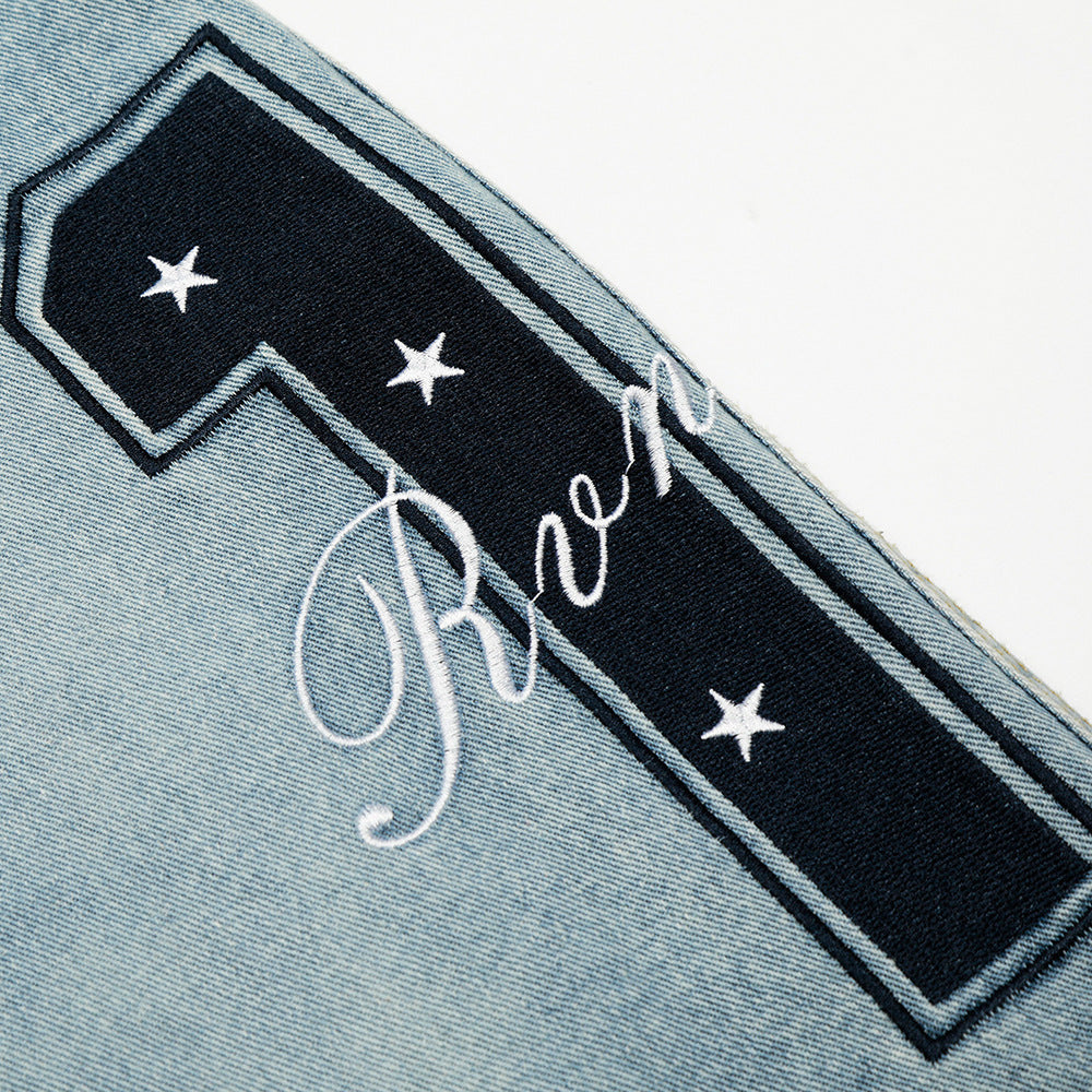 Five pointed star denim